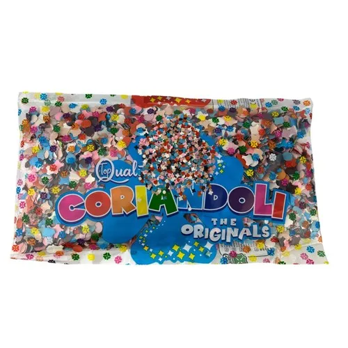 Sac de 100 gr confettis multicolores* star CE