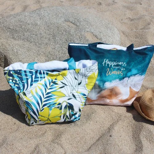 Sac de plage reversible