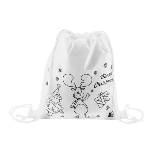 Sac piscine de Noël à colorier Julfar Bag A