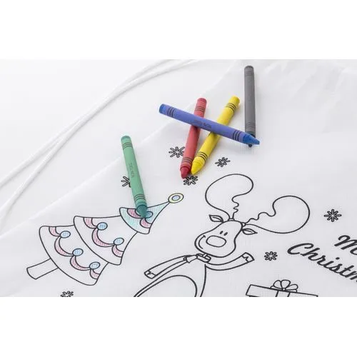 Sac piscine de Noël à colorier Julfar Bag A