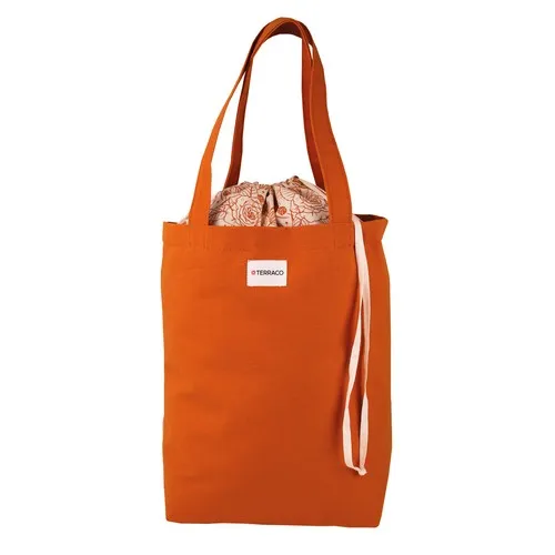 Sac soufflet de fond avec cordons