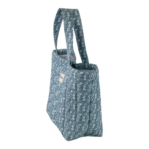 Sac soufflet de fond en polyester matelassée