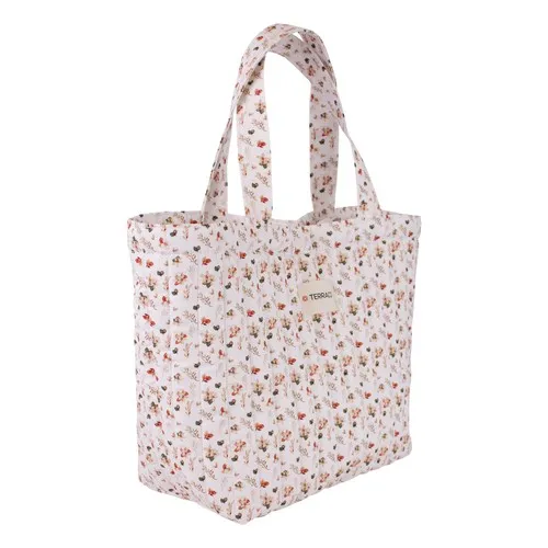 Sac soufflet de fond en polyester matelassée