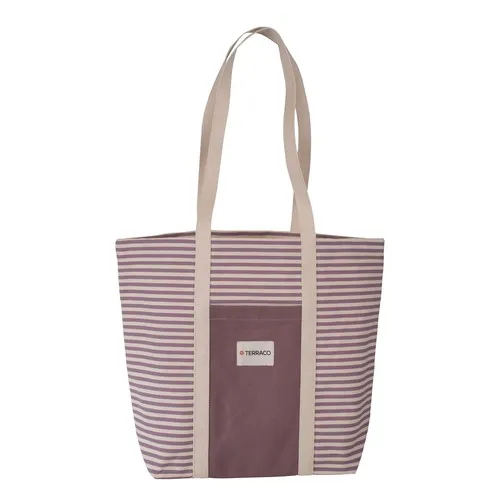 Sac soufflet fond avec poche et anses tout atour