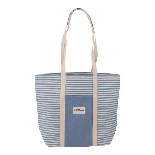 Sac soufflet fond avec poche et anses tout atour