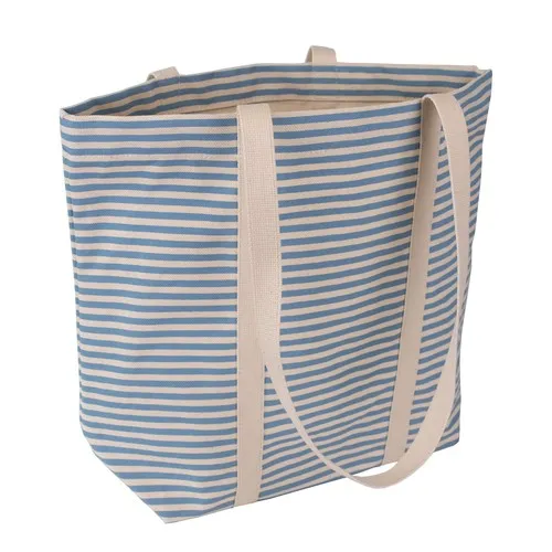 Sac soufflet fond avec poche et anses tout atour