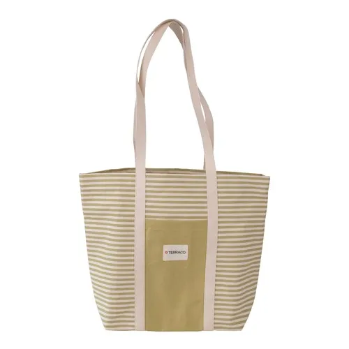 Sac soufflet fond avec poche et anses tout atour