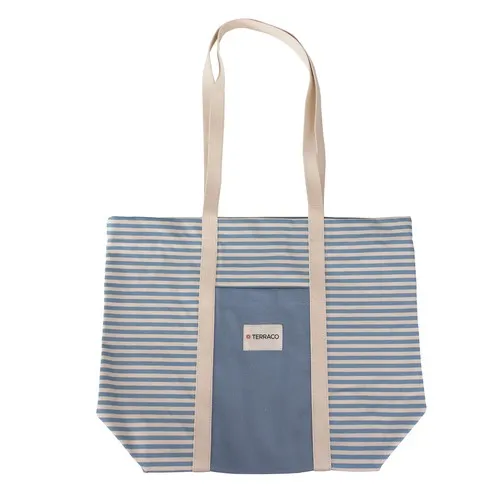 Sac soufflet fond avec poche et anses tout atour