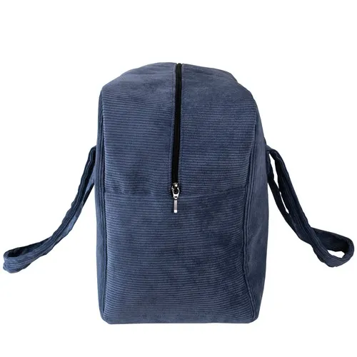 Sac weekend en velours côtelé ou coton