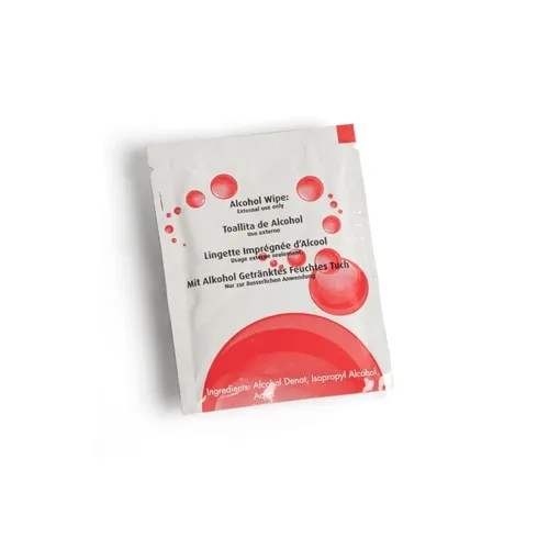 SACHET AVEC LINGETTE D'ALCOOL