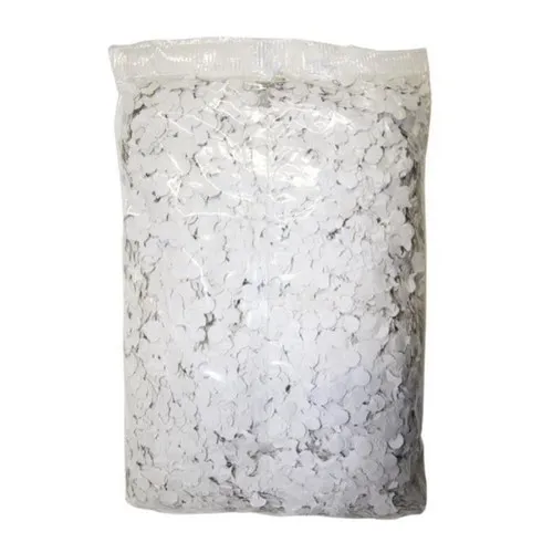 Sachet de 1 kg confettis - blanc   lumière noire