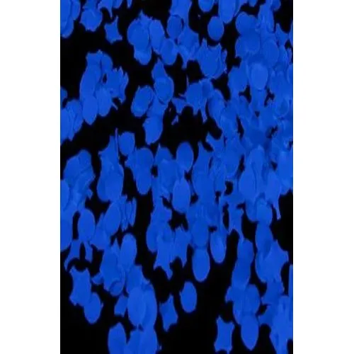 Sachet de 1 kg confettis - blanc   lumière noire