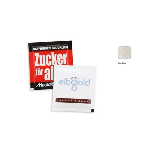 Sachet de sucre, sucre blanc