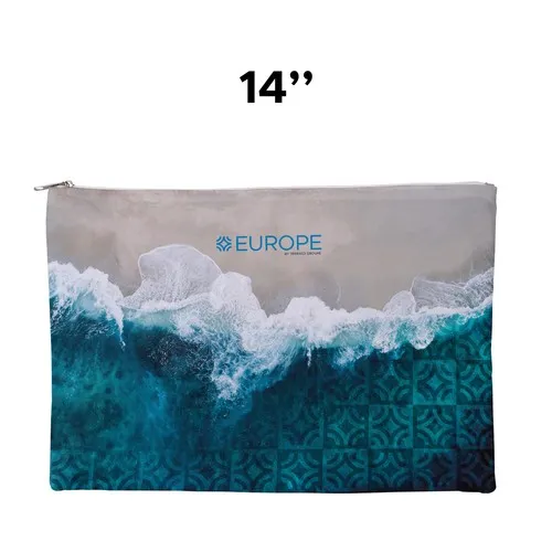 Sacoche ordinateur 14" polyester recyclé