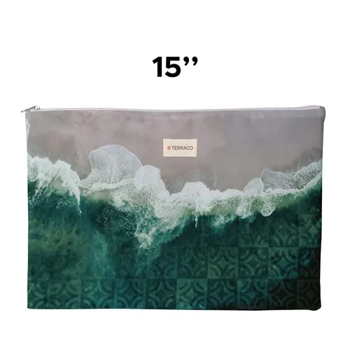 Sacoche ordinateur 15" polyester recyclé