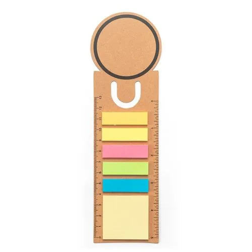 SAWYER. Set de bureau 3 en 1, fabriqué à partir de papier 100 % recyclé, avec un dessus rond et une impression noire tout autour