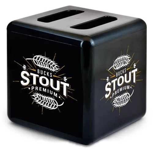 Seau à glace carré (4 litres) - Assortis au Pantone