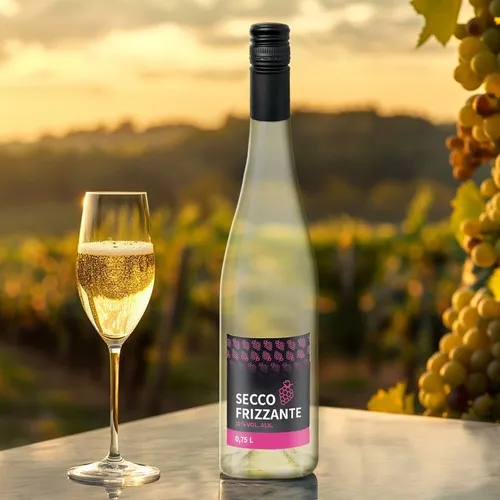 Secco, 0,75 l (verre), Body Label