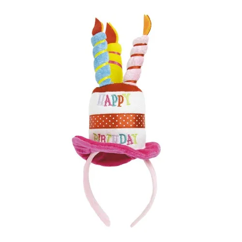 SERRE TETE CHAPEAU HAPPY BIRTHDAY