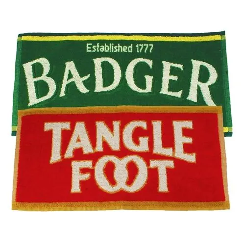 Serviette de bar tissée