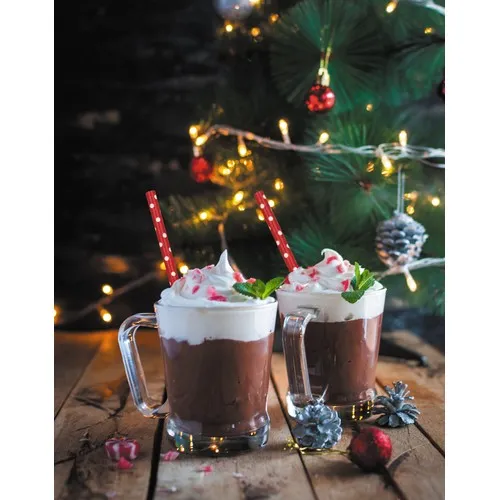 SET 10 PAILLES ROUGES A POIS BLANCS