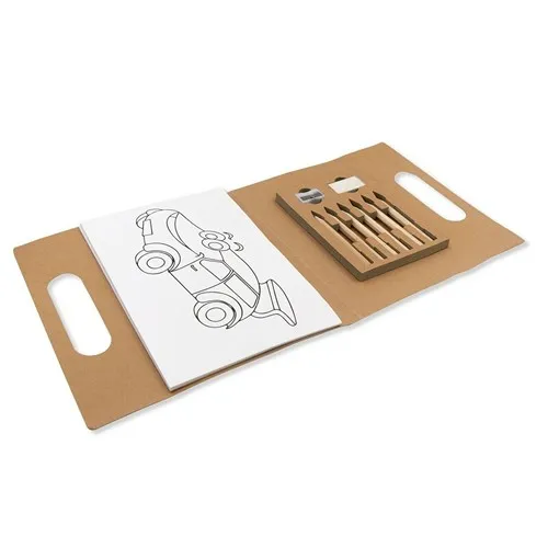 Set à dessin, crayons de couleur, taille-crayon, gomme | Legend