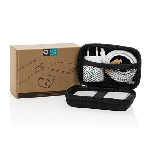 Set batterie câble et chargeur 20W en PET recyclé RCS Surge