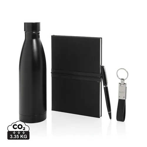 Set cadeau d'affaires luxe avec bouteille Swiss Peak