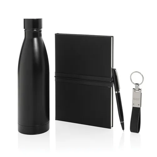 Set cadeau d'affaires luxe avec bouteille Swiss Peak