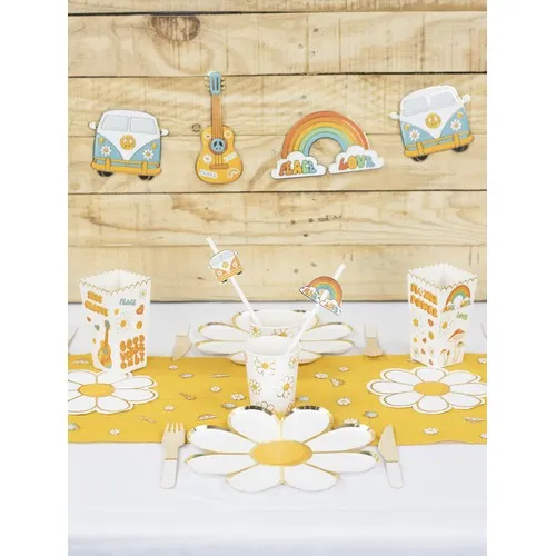 SET DE 10 PAILLES HIPPY PARTY