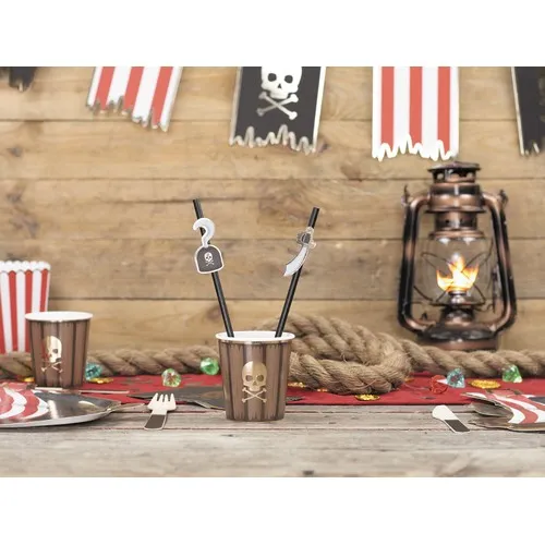 SET DE 10 PAILLES PIRATE