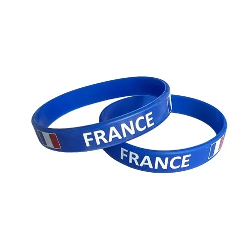 Set de 2 Bracelets silicones France