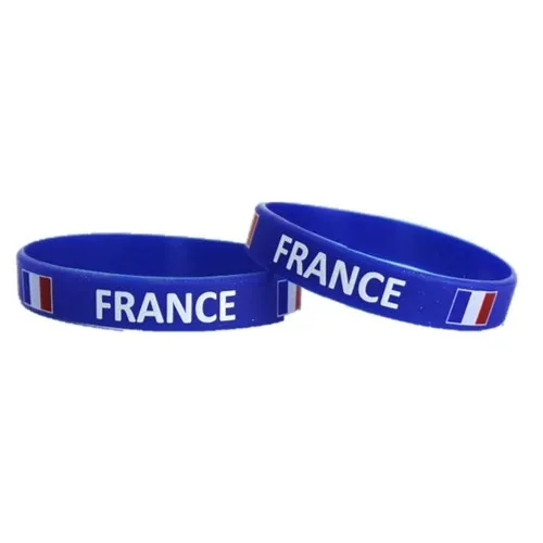 Set de 2 Bracelets silicones France