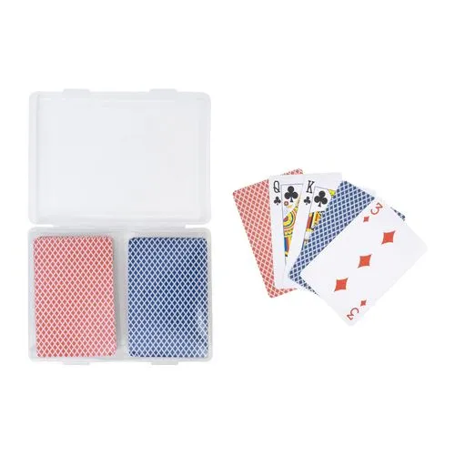 Set de 2 jeux de cartes Canasta