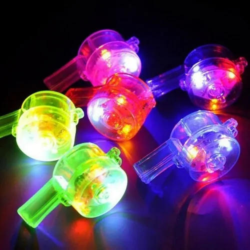 Set de 2 sifflets LED coloris assortis