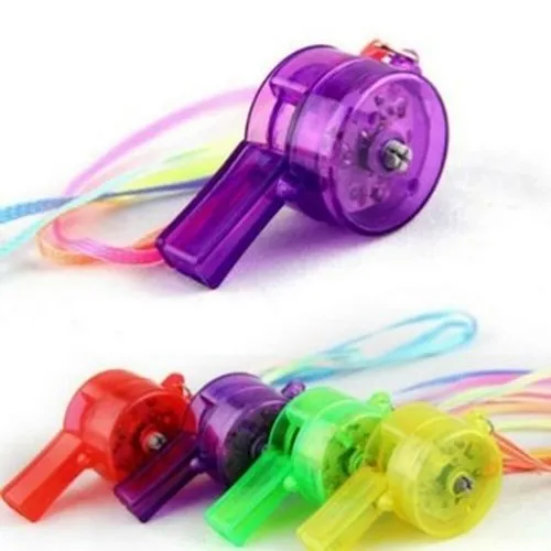 Set de 2 sifflets LED coloris assortis