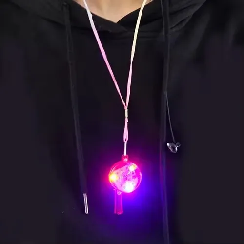 Set de 2 sifflets LED coloris assortis