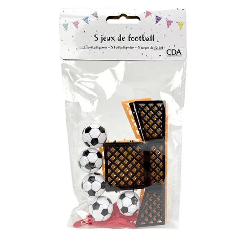 Set de 5 JEUX DE FOOTBALL