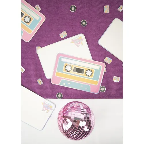 SET DE 8 CARTES 90'S PARTY