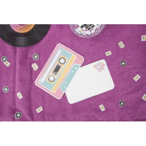 SET DE 8 CARTES 90'S PARTY