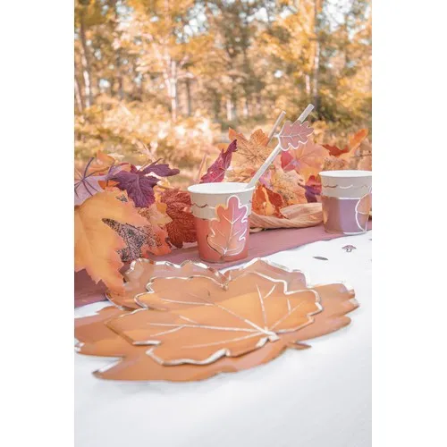 SET DE 8 DÉCORATIONS POUR VERRES AUTOMNE