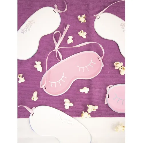 SET DE 8 INVITATIONS PYJAMA PARTY