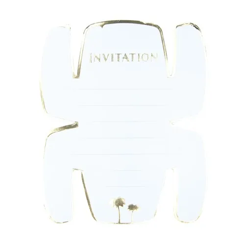 SET DE 8 INVITATIONS TOTEM AVENTURIER