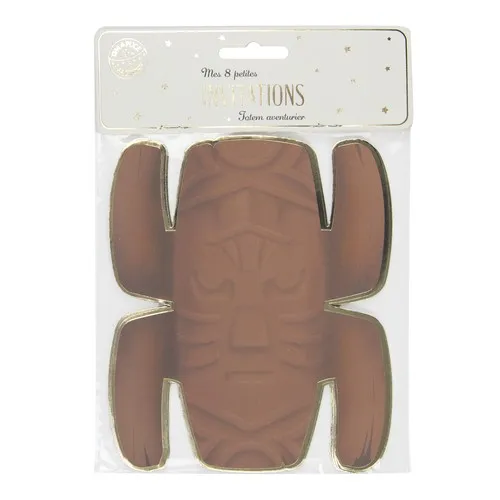 SET DE 8 INVITATIONS TOTEM AVENTURIER