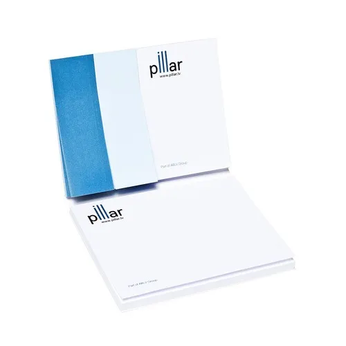 Set de blocs adhésifs avec grands index papier en couverture carton