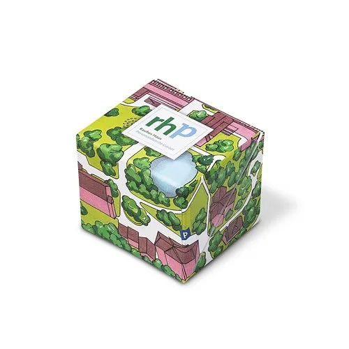 Set de bureau cube pliable écologique en papier recyclé