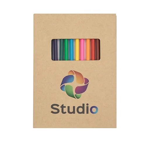 Set de crayons de couleur, carnet de notes | Paddy