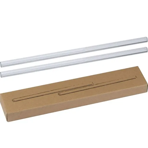 Set de deux pailles en verre MARCELINA