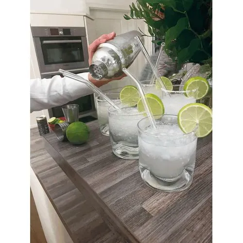 Set de pailles en verre DRINK TOGETHER