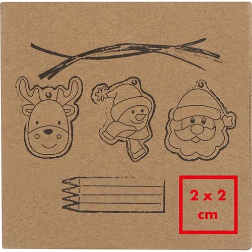 Set de peinture pendentif sapin de Noël PABLO